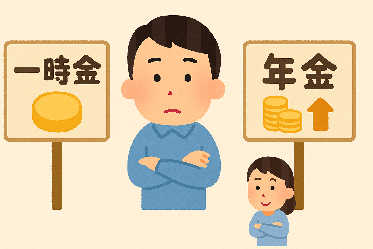 一時金・年金・併用の手取り比較を自動計算